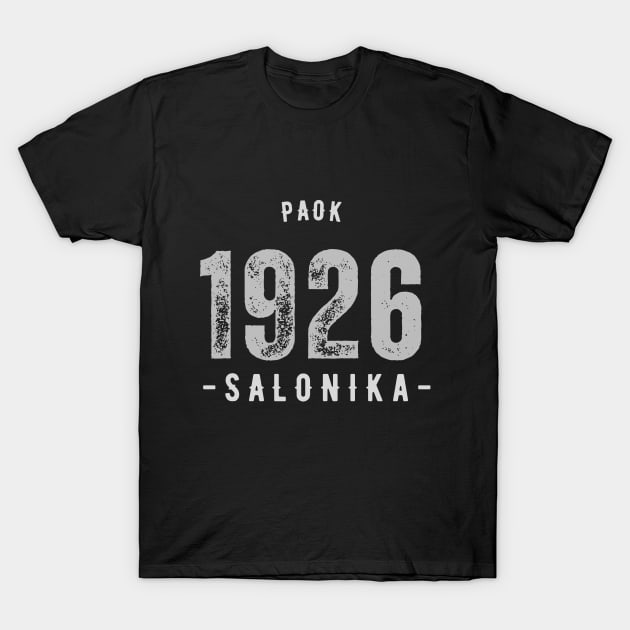 Paok Salonika 1926 T-Shirt by Providentfoot